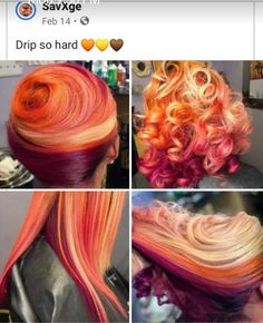 Locs Color, Micro Locs, Bold Hair Color, Creative Hair Color, Hair School, Curls Hairstyles, Dyed Hair Inspiration, Dye Ideas