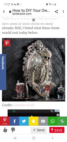 an image of a skeleton sitting on top of a chair with the caption how to diy your own