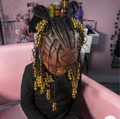 Braids For 11-12, Kids Fulani Braids, Kids Braids With Beads, Kids' Hairstyles, Kay Kay, Ethnic Hair, Black Toddler