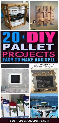 20 diy pallet projects that are easy to make and sell