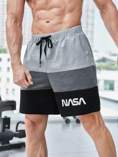 Multicolor Sporty Collar  Polyester   Embellished Slight Stretch  Men Activewear Men Sport Shorts, Sporty Clothes, Functional Sports Shorts With Seamless Design, Compressive Sportswear Shorts, Compressive Sportswear Running Shorts, Luxury Sporty Men's Shorts, Men's Activewear, Stylish Men Wear, Free T Shirt Design