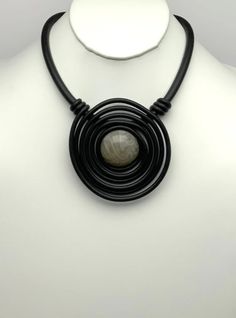 This rubber spiral necklace gives you the trendy statement look without the heaviness of clunky metals. Fastens around your neck with a magnetic, so it’s an easy on/off. Trendy Adjustable Spiral Jewelry, Spiral Necklace, On Off, Front Porch, Alabama, Womens Jewelry Necklace, Porch, Jewelry Accessories, Jewelry Necklaces