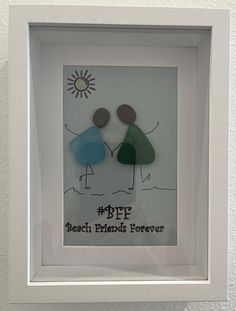 two people holding hands with the words bef beach friends forever in front of them