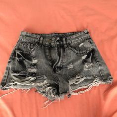 Womens Jean Shorts From Shein, Never Worn, They Were To Small, Size Small Cute Fitted Shorts At Cheap Price, Casual Cheap Shorts For Clubwear, Cheap Jean Shorts With Short Inseam And Built-in Shorts, Edgy Cheap Mini Length Bottoms, Cheap Edgy Mini Length Bottoms, Cheap Fitted Y2k Shorts, Cute Short Bottoms At Cheap Price, Cheap Ripped Short Bottoms, Cheap H&m Women's Jean Shorts