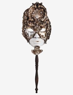 Roxane Venetian mask baroque style for sale Ball Masks, Ball Mask, Masquerade Masks, Venetian Masks, Venetian Mask, Black Pins, Masks Masquerade, Italy Fashion, Baroque Style