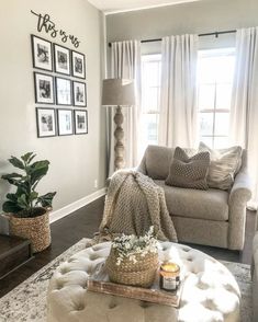 the living room is clean and ready to be used for guests or their family members