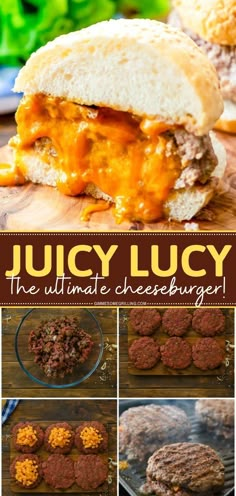 Juicy Lucy Recipe, best juicy lucy burger, hamburger recipe Juicy Lucy Burger Recipe Grilling, Juicy Lucy Burgers, Stuffed Hamburger Patty Recipe, Stuffed Cheese Burgers, Burger Recipes Grilled, Hamburger On Grill Recipes, Jucy Lucy Burger Recipes, Best Stuffed Burger Recipes, Cheese Stuffed Hamburger Patties