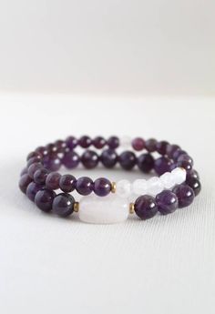 Purple 8mm Beads Bracelets As Gift, Purple Bracelets With 8mm Beads As Gift, Healing Beaded Bracelets With Round Beads For Mother's Day, Spiritual Lavender Beaded Bracelets As Gift, Lavender 8mm Beads Bracelet Gift, Amethyst Stretch Bracelet With 8mm Beads As Gift, Lavender Crystal Bracelet With 8mm Beads As Gift, Healing Beaded Bracelets With Round Beads For Valentine's Day, Lavender Beaded Bracelets With 8mm Beads For Gift