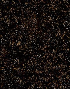 an abstract black and gold background with lots of small dots in the center, as well as some smaller ones