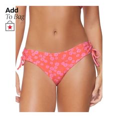 in stock Vacation Swimwear With Side Ties, Pink Swimwear With Side Ties, Pink Swimwear With Side Ties For Vacation, Casual Swimwear With Side Ties For Spring, Pick Up, Multi Color, In Store, Buy Online, Free Shipping