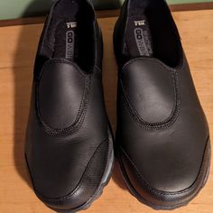 Ladies Black Skecher Slip Ons. Style Go-Walk Undercover. Origianl Box. New Never Worn. Black Slip-on Walking Shoes For Work, Black Slip-resistant Walking Shoes For Work, Black Walking Shoes With Removable Insole For Work, Black Low-top Walking Shoes For Work, Black Synthetic Walking Shoes For Work, Shoes Skechers, Casual Black, Skechers Shoes, Black Slip Ons