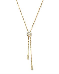 Bloomingdale's Diamond Flower Bolo Necklace in 14K Yellow Gold, 0.85 ct. t.w. - 100% Exclusive Bolo Necklace, Gold Box, Exclusive Jewelry, Diamond Flower, Flower Photos, Black Diamond, 18k Gold, Chain Necklace, Jewelry Accessories