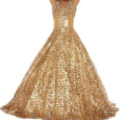 Only Tried On Briefly, Brand New. Very Glitzy!!!! Princess Style Gold Gown For Dress-up, Gold Princess Pageant Dress For Dress-up, Sparkling Dresses For Pageant During Prom Season, Princess Style Glitter Dress For Dress-up, Gold Glitter Dress For Wedding, Elegant Gold Glitter Tulle Dresses, Gold Princess Gown For Prom Season, Gold Princess Gown For Prom, Princess Style Gold Gown For Prom