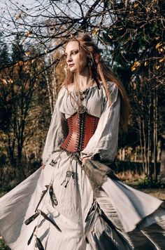 Corset Outfit Aesthetic, Medieval Corset, Leather Corset Belt, Brown Corset, Fair Outfits, Medieval Clothes, Forest Witch, Corset Outfit