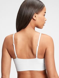 Soft, seamless knit. Plunge neckline. Adjustable straps. For more fit and sizing info, check out our Size Chart. Gender Equality, Support People, Plunge Neckline, Plunging Neckline, Bralette, Camisole Top, Gap, Sports Bra, Target