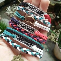 Suede Cord Bracelet...... Suede Bracelet Diy, Diy Leather Projects, Handmade Things, Suede Cord, Cord Bracelet, Leather Projects