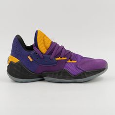 Adidas Harden Vol. 4 'Su Casa Mi Casa - Los Angeles Lakers' Fw7496 Size 7.5 Shoes Are Brand New And Have Never Been Worn. Shoes Do Not Come With Their Original Box. Low-top Basketball Shoes With Textured Sole, Yellow Synthetic Basketball Shoes With Laces, Yellow Synthetic Basketball Shoes, Yellow High-top Sneakers With Textured Sole, Sporty Yellow Sneakers With Textured Sole, Yellow Low-top Basketball Shoes With Rubber Sole, Yellow Synthetic Sneakers With Abzorb Midsole, Yellow Mid-top Basketball Shoes With Rubber Sole, Yellow Synthetic Basketball Shoes With Round Toe