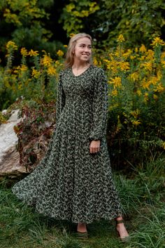 Whispering Pines Dress Mistletoe Dress, Modest Winter Dresses, Casual Fall Wedding, Maxi Skirt Spring, Cute Church Outfits, Dress Layering, Wedding Guest Outfit Fall, Whispering Pines, Fall Winter Collection