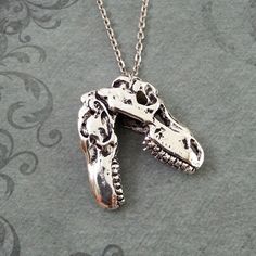 Dinosaur Necklace, LARGE Dino Jewelry, BIG T-Rex Pendant, T-Rex Necklace, T-Rex Jewelry, Silver Dinosaur Necklace, Statement Jewelry Dino Jewelry, Dinosaur Accessories, Dinosaur Clothing, Dinosaur Clothes, Dinosaur Jewelry, Dinosaur Pendant, Halloween Potion Bottles, Dinosaur Necklace, Monochromatic Fashion