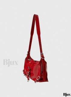 Bjux - Woman's Favorite Handbag - Red Anatolius Red Shoulder Bag With Detachable Strap For School, Red School Shoulder Bag With Detachable Strap, Red Bag With Adjustable Handle For Everyday, Red Bags With Adjustable Handle For Daily Use, Red Crossbody Bag With Adjustable Handle, Red Everyday Bag With Adjustable Handle, Red School Bag With Detachable Strap, Red Satchel Bag With Adjustable Handle, Red Shoulder Bag With Adjustable Handle For Daily Use