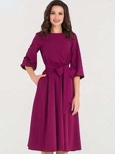 10%OFF 2nd item15%OFF 3rd item20%OFF 4th item SPECIFICATIONS size: S,M,L,XL,2XL colour: Khaki, burgundy, green, blue Style: Office Lady Season: Summer Gender: WOMEN Elasticity: Non Strech Green Maxi Dresses, Style Bleu, Midi Dress Elegant, Maxi Dresses For Women, Office Dresses For Women, Purple Midi Dress, Dress Women Elegant, Green Maxi, Women Long Sleeve Dress