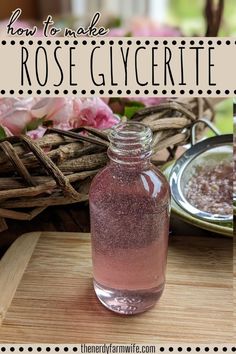 Natural Skincare Recipes, Herbal Remedies Recipes, How To Make Rose, Rose Recipes, Herbal Recipes, Natural Healing Remedies, Diy Body Care, Diy Cosmetics, Diy Body