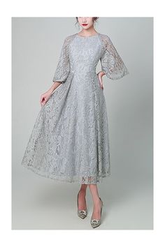 10% off now! modest lace tea length wedding guest dress with lace sleeves online. Sheprom offers formal, party, casual & more style dresses to fit your special occasions. Elegant A-line Lace Dress For Bridesmaids, Fitted Tea Length Dresses For Mother Of The Bride, Spring Wedding Lace Dress With Lace Sleeves, Fitted Bridesmaid Tea-length Dress, Fitted Bridesmaid Tea Length Dress, Elegant Spring Lace Mother Of The Bride Dress, Elegant Fitted Lace Tea Length Dress, A-line Lace Dress With Lace Sleeves For Wedding, A-line Lace Sleeve Wedding Dress