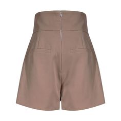 Gorgeous high waist shorts features a four-button criss cross design See size guide Fast and free shipping in the United States! Items will arrive in 3-5 days! Patchwork Shorts, Female Clothes, Women Shorts, Puff Sleeve Dresses, Loose Shorts, Summer Fashion Outfits, Two Piece Dress, High Waisted Shorts, Roxy