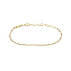 We love this modern update to a single stone bracelet. 14K Yellow Gold Diamond weight = 0.05 carats Chain thickness = 2mm Chain length = 6in-6.5in-7in extendable Curb Chain Bracelet, Single Stone, Curb Chain, Stone Bracelet, Chain Lengths, Chain Bracelet, Chain Length, Gold Diamond, Floating