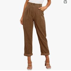 High Waisted Corduroy Pants Spring Corduroy Straight Pants, Spring Straight Corduroy Pants, Fall High-rise Corduroy Bottoms, High Rise Corduroy Bottoms For Fall, Trendy Corduroy Pants For Spring, Trendy Spring Corduroy Pants, Spring High-waisted Corduroy Pants, Spring Corduroy Pants, High Waist Corduroy Bottoms For Fall