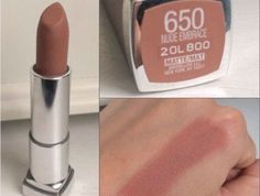 Labial Nude, Maybelline Matte Lipstick, Maybelline Lipstick, Diy Dry Shampoo, Lipstick Designs, Maybelline Color Sensational, Lip Gloss Colors