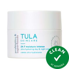 An ultra-rich, non-greasy moisturizer that provides around-the-clock hydration while smoothing the look of fine lines and wrinkles.Skin Type: Dry and Combination Skincare Concerns: Fine Lines and Wrinkles, Dryness, and Loss of Firmness and Elasticity Formulation: CreamHighlighted Ingredients:- S6Pro Complex™ (Proprietary Blend of Prebiotics and Probiotic Extracts): Improves skin smoothness and maintains skin balance. - Hyaluronic Acid, Squalane, and Collagen: Nourish skin.- Apple, Watermelon, and Peptides: Smooth the link of fine lines and wrinkles. Ingredient Callouts: This product is gluten-free and cruelty-free.What Else You Need to Know: TULA S Tula Skincare, Flaky Skin, Day Night, Night Cream, Night Creams, Skin Type, Improve Skin, Skin Treatments, A Face