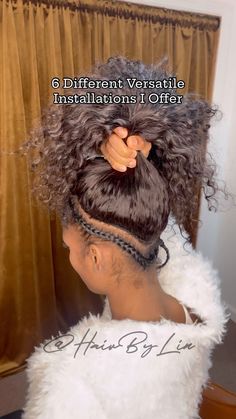 Linda Lin | 📍NYC | 6 Different Versatile Installs I Offer | Visit At WWW.HAIRBYLIN.COM | For all appointments Click Link In Bio • • • • #cornrow #cornrows… | Instagram See In Braid Pattern Sew Ins, Hair Twist, Braid Patterns, Twist Styles, Hair Twist Styles, Twist Hairstyles