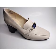 Brand New Liz Claiborne Memory Foam Comfort Classic Cream Gold Buckle Mary Jane Shoes Beige High Heel Loafers For Office, Elegant Beige Synthetic Loafers, Beige Synthetic Loafers For Office, Classic Beige Synthetic Heels, Beige Block Heel Loafers For Spring, Casual Beige Heels For Office, Cream Slip-on Heels For Work, Beige Block Heel Loafers For Formal Occasions, Beige Synthetic Heels For Office