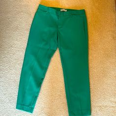 New ,Never Worn Other Than To Try On. Pictures Do Not Do The Color Justice. Gap Crop/ Ankle Stretch. Super Cute! Chic Green Cropped Leg Bottoms, Chic Green Cropped Bottoms, Cropped Leg Dress Pants For Spring, Green Stretch Cropped Leg Bottoms, Gap Casual Green Pants, Casual Green Pants By Gap, Casual Green Gap Pants, Green Spring Dress Pants, Gap Green Cotton Pants