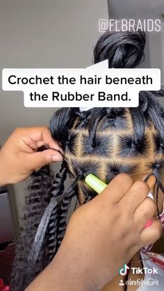 VoiceOfHair ®️ | Easy Passion Twist Tutorial 🔥 Loving the way @flbraids shows how to install this neat and pretty protective style ❤️ Have you tried this … | Instagram Rubberband Method Crochet Twists, Twist With Weave Protective Styles, Flat Twist Crochet Hairstyles, How To Crochet Twist Braids, Hair To Use For Passion Twist, Rubberband Method Passion Twist, Easy Crochet Braids Hairstyles, Passion Twist Crochet Tutorial, How Do You Do Passion Twist