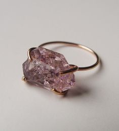 Amethyst Herkimer Gold Ring Raw Amethyst Crystal Ring - Etsy Crystal Ring Meaning, Cheap Elegant Crystal Gemstone Ring, Cheap Minimalist Crystal Ring For Everyday, Handmade Luxury Crystal Ring As Gift, Luxury Gold Heirloom Crystal Ring, Luxury Heirloom Crystal Ring As Gift, Luxury Handmade Gold Crystal Ring, Luxury Heirloom Crystal Ring Gift, Cheap Rose Gold Crystal Ring Gift