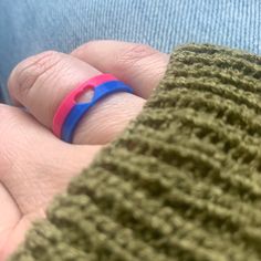 Spin my heart around... These rings stack together to make a heart or could be worn separately with another person wearing the matching side. These 3D printed rings make great gifts for all occasions and make for a great conversation starter when being worn. They are lightweight and slightly flexible. 3d Printed Ring, Rings Stack, Great Conversation Starters, Letter Necklace, Stacking Rings, A Heart, 3d Printed, White Light, My Heart