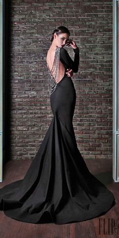 Rami Kadi, Black Wedding Gowns, Black Wedding Dresses, Gorgeous Gowns, Black Wedding, Long Black, Beautiful Gowns