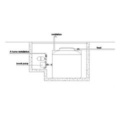 a diagram showing the different parts of a water heater and its connection to it