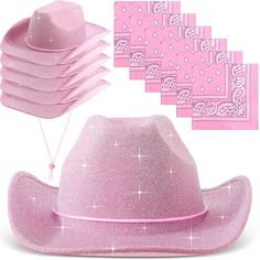 PRICES MAY VARY. Ample Amount: you will receive 6 pieces of cowboy hats for men and 6 pieces of cowboy party paisley bandanas, which are well combined for you to dress up at western themed parties, also enough for you to change and share Reliable Material: these funny hats for women are made of non woven fabric, which are not easy to fade, reliable and durable, can be kept for a long time; Bandanas are made of quality polyester with clear pattern, comfortable to touch Proper Size for Both Men an Cowgirl Theme Bday Party, Retro Cowgirl Birthday Party, Space Cowgirl Birthday Party, Pink Cowgirl Hats, Cowgirl Themed Birthday Party, Disco Cowgirl Party, Glitter Cowgirl, Second Rodeo, Rodeo Party