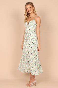 Women Summer Chiffon Halter V Neck Dress - White,M Chic Chiffon Midi Sundress, Green Midi-length Chiffon Dress For Summer, Green Chiffon Midi Dress For Beach, Green Chiffon Midi Dress For The Beach, Chic Chiffon Sundress For Garden Party, Casual Chiffon Midi Sundress, Casual Midi-length Chiffon Sundress, Summer Chiffon Midi Dress For Brunch, Chiffon Midi Dress For Brunch