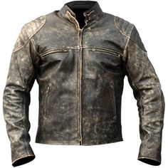 Vintage Distressed Motor Biker Leather Jacket | Leather Bags Gallery 90s Cafe, Vintage Outfits For Men, Leather Riding Jacket, Man Cafe, Leather Jacket Mens, Vintage Cafe Racer, Distressed Leather Jacket, Cafe Racer Jacket, Biker Leather Jacket