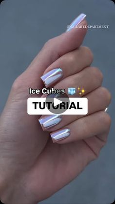 Fall Winter Hair Color, Chrome Powder, Builder Gel, Ice Cubes, Chrome Nails, Ice Cube, Nail Artist, Makeup Nails