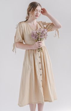 Dresses – Adored Vintage Beige Cotton Prairie Dress For Summer, Cream Cotton Midi Dress For Garden Party, Beige Cotton Midi Dress For Garden Party, Beige Square Neck Prairie Dress For Spring, Beige Square-neck Prairie Dress For Spring, Spring Beige Prairie Dress With Square Neck, Beige Square Neck Maxi Dress For Daywear, Beige Midi Dress With Smocked Bodice For Garden Party, Casual Square Neck Dress For Gatherings