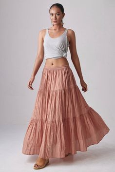 NO.5 Women's Hippie Gypsy Boho Tiered Peasant Long Maxi | Etsy Luxury Bohemian Lined Maxi Skirt, Cheap Pink Bohemian Maxi Skirt, Cheap Bohemian Flared Skirt, Cheap Tiered Maxi Skirt, Cheap Flowy Skirt By Forever 21, Cheap Tiered Maxi Skirt For Vacation, Cheap Hippie Style Spring Skirt, Summer Full Length Maxi Skirt, Cheap Flowy Skirt