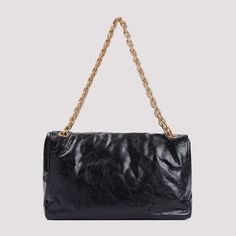 Balenciaga Monaco Chain Black Calf Leather Bag. Crafted from black Arena calfskin, aged golden-toned hardware, sliding chain shoulder strap, front metal Monaco BB logo, concealed pocket, one inner pocket, cotton lining.Measures: W:35cm H:22cm D:11cmGender: WOMENMaterial: 100%CALF LEATHERColor: BlackMade in: ITProduct ID: 765945.2AAR8*Import tax/duty will be calculated at checkout (If applicable) Classic Leather Bag With Gold Chain, Classic Office Shoulder Bag With Chain, Classic Chain Shoulder Bag For Office, Classic Black Bag With Gold Chain, Classic Shoulder Bag With Gold Chain For Everyday Use, Classic Shoulder Bag With Chain For Everyday Use, Classic Crossbody Shoulder Bag With Chain, Timeless Black Flap Bag With Chain Strap, Classic Everyday Shoulder Bag With Chain