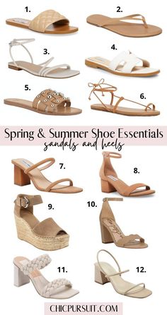 The best cute summer shoes for women and cute spring shoes for women right now! If you’re looking to add some new summer shoes sandals 2021, spring shoes for work, summer wedges, summer heels or more into your wardrobe, have a look at these. There's casual summer shoes 2021 trends, spring shoes 2021 trends, casual spring shoes, summer sandals flat, summer sandals wedge, summer sandals heels and spring shoes women. #summershoes #springshoes #summershoessandals #summersandals #summershoes2021 Shoes Design Ideas, Cute Summer Shoes, Casual Summer Shoes, Spring Summer Shoes, Summer Sandals Heels, Sandals 2022, Spring Shoes Women