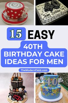 birthday cake ideas for men that are easy to make