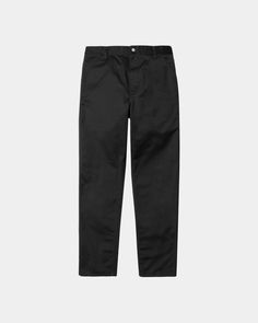 Our Simple Pant has a work-inspired fit with a relaxed, straight leg – similar in shape to our classic Double (https://us.carhartt-wip.com/products/double-knee-pant-black-rinsed-34) and Single Knee (https://us.carhartt-wip.com/products/single-knee-pant-black-561) Pant. Patch pockets and triple stitch detailing are further nods to a classic Carhartt WIP aesthetic. Created in our Denison twill, a mid-weight cotton-poly blend, it features stitch reinforcement at stress points, adding to this pant’s Straight Leg Chinos With Welt Pockets For Streetwear, Classic Straight Hem Cargo Pants For Streetwear, Classic Streetwear Pants With Standard Cut Leg, Classic Cargo Pants For Streetwear With Straight Hem, Classic Cargo Pants With Straight Hem For Streetwear, Classic Streetwear Pants With Standard Cut, Classic Bottoms With Straight Hem For Streetwear, Classic Straight Bottoms For Streetwear, Classic Straight Fit Bottoms For Streetwear